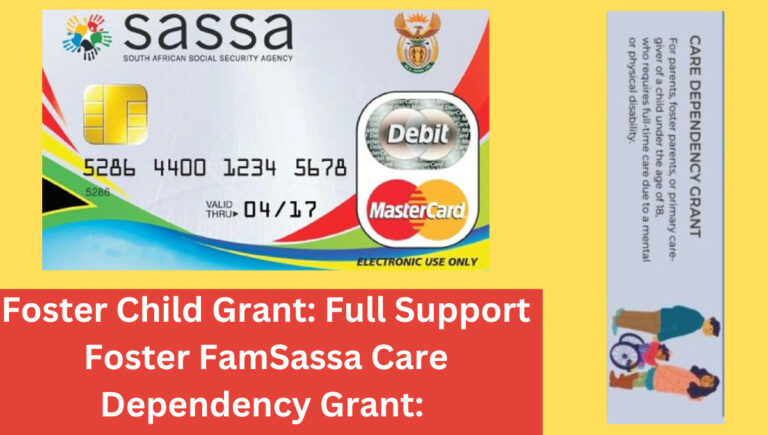 Sassa Care Dependency Grant: Providing Full Support for Dependent Individuals